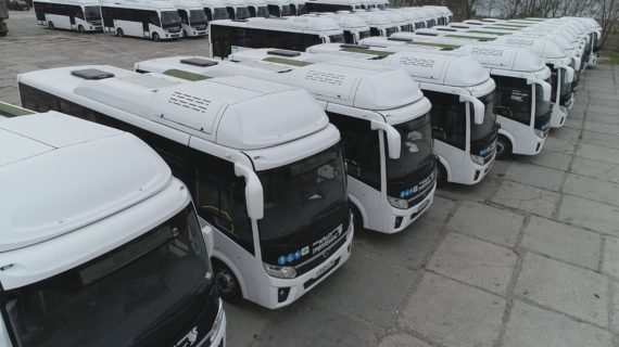 Керчь получила 50 новых городских автобусов