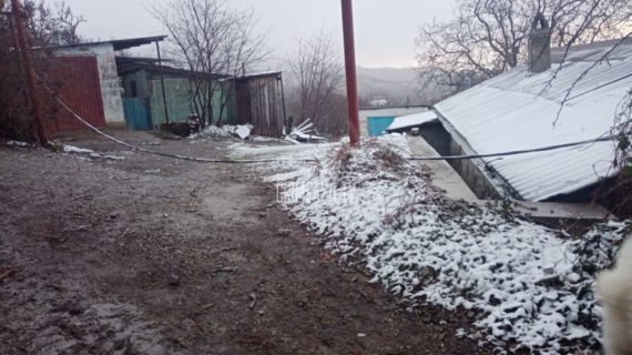 Жители села Запрудное под Алуштой на время остались без газа и света из-за непогоды